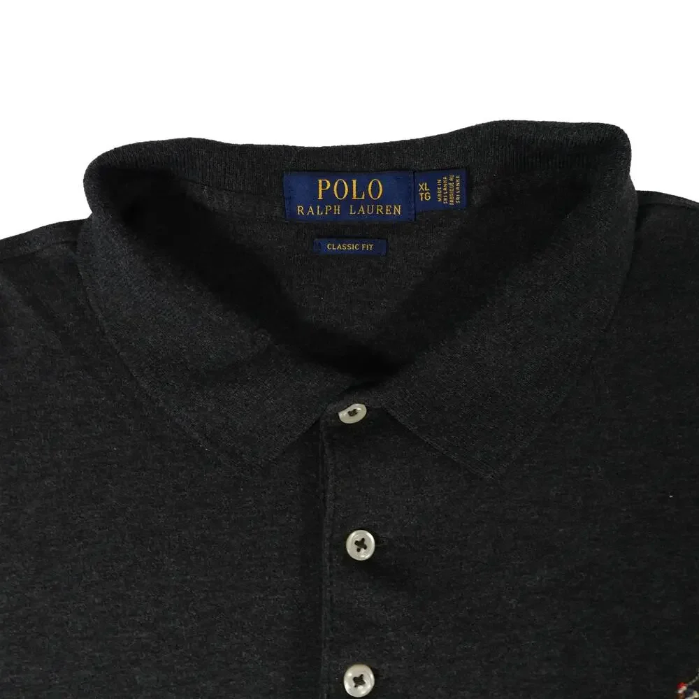 Ralph Lauren Flesh Pony Gray Golf Polo Shirt Men's Classic Fit XL